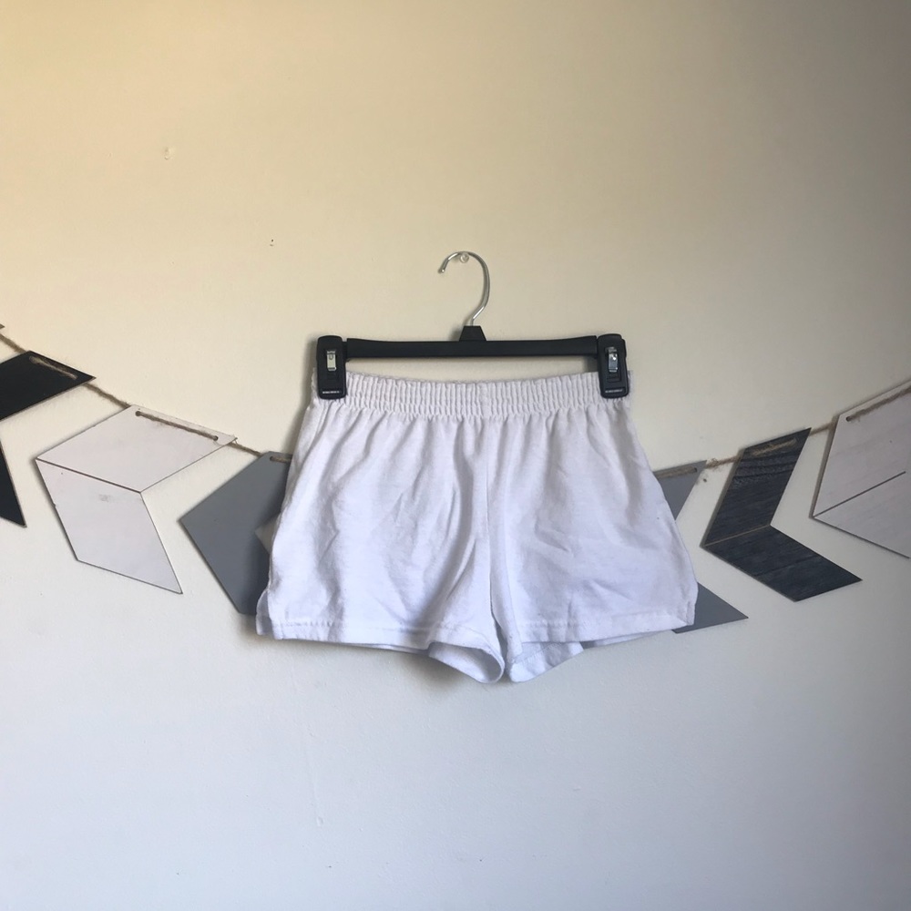 White Soffe Shorts